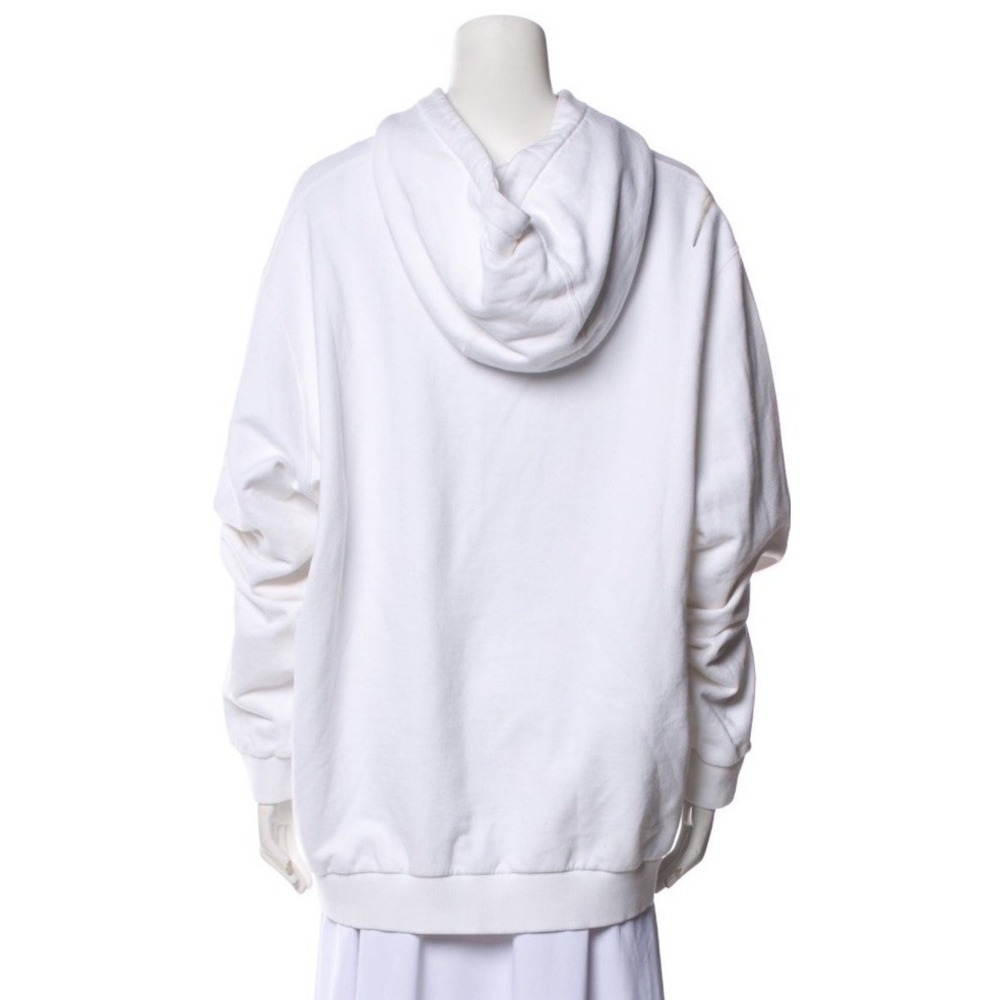 $840 Burberry Unicorn White Hoodie Small Cotton Sweatshirt Women's S M - Picture 2 of 7